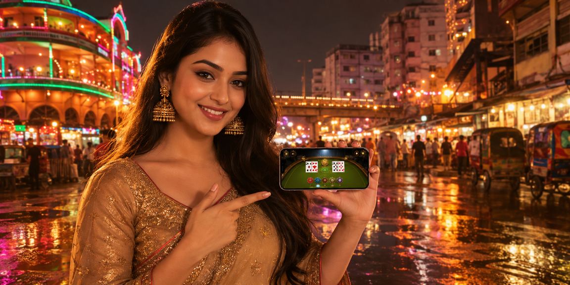 নারায়ণগঞ্জের রাতের বাজারে আন্দার বাহার গেমে প্রোমোশন